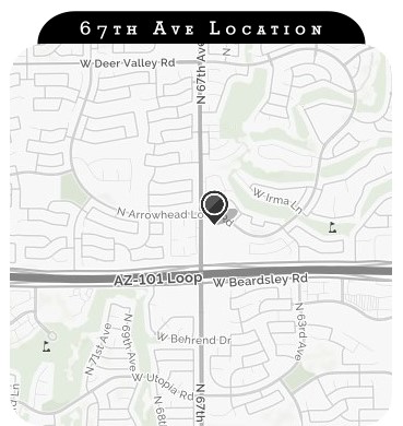 Click here for our 67th Avenue location Map to our 67th Avenue location